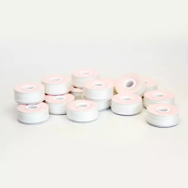 ဒဏ်ရာအကြို Bobbins Thread 75D/2 (တောက်ပသော သို့မဟုတ် တစ်ပိုင်းမှိုင်း)